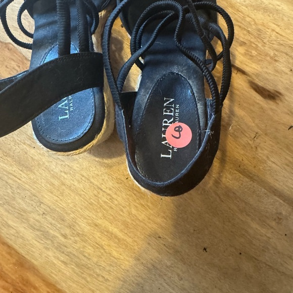 Ralph Lauren low wedges size 8 - Picture 3 of 8